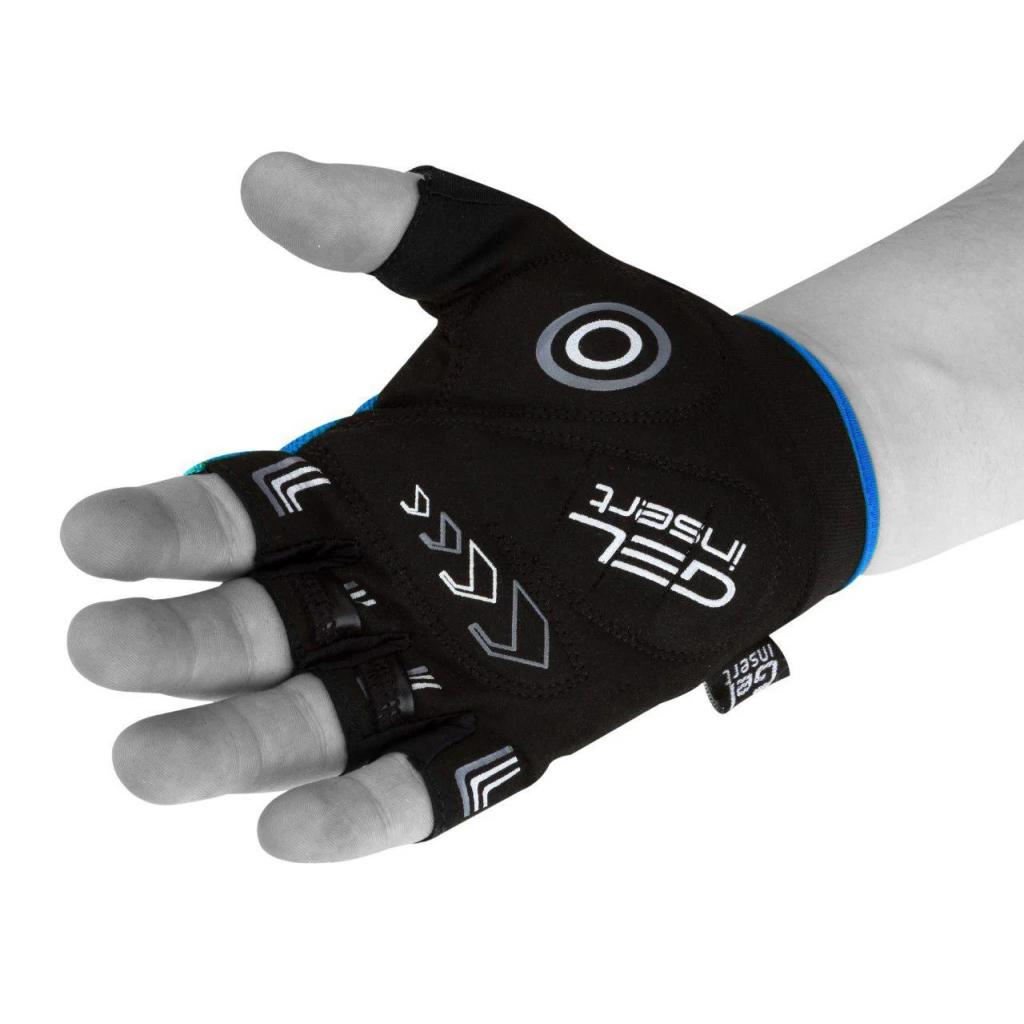 Велорукавиці PowerPlay 5015 Blue M (5015D_M_Blue) - зображення 2