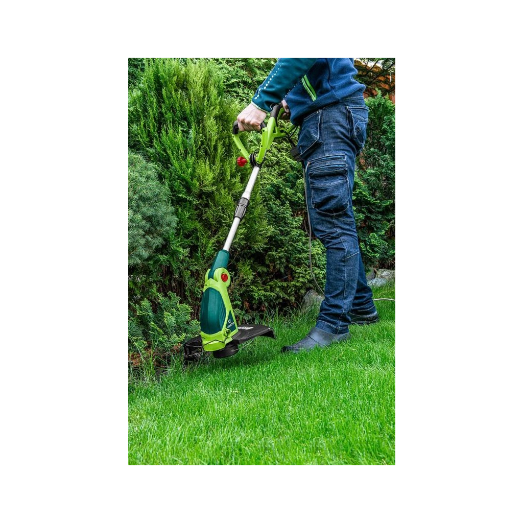 Тример садовий Verto електричний, 450 Вт, 29 см, 96 дБ, телескопічна ручка, 2.95 (52G551) - зображення 2