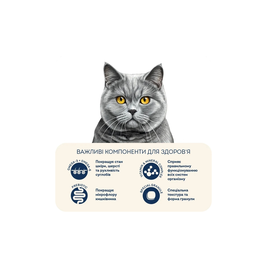 Сухий корм для кішок Home Food For British and Scottish breeds/for large breeds з індичкою та качкою 10 кг (4820235021207) - зображення 5