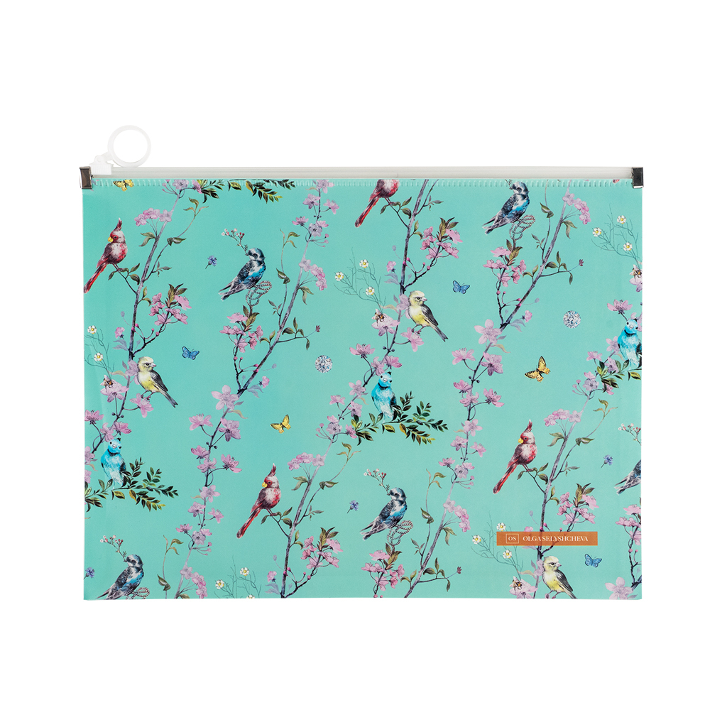 Папка на блискавці Axent zip-lock А4 Olga Selyshcheva, Spring (1497-33-A) - изображение 1
