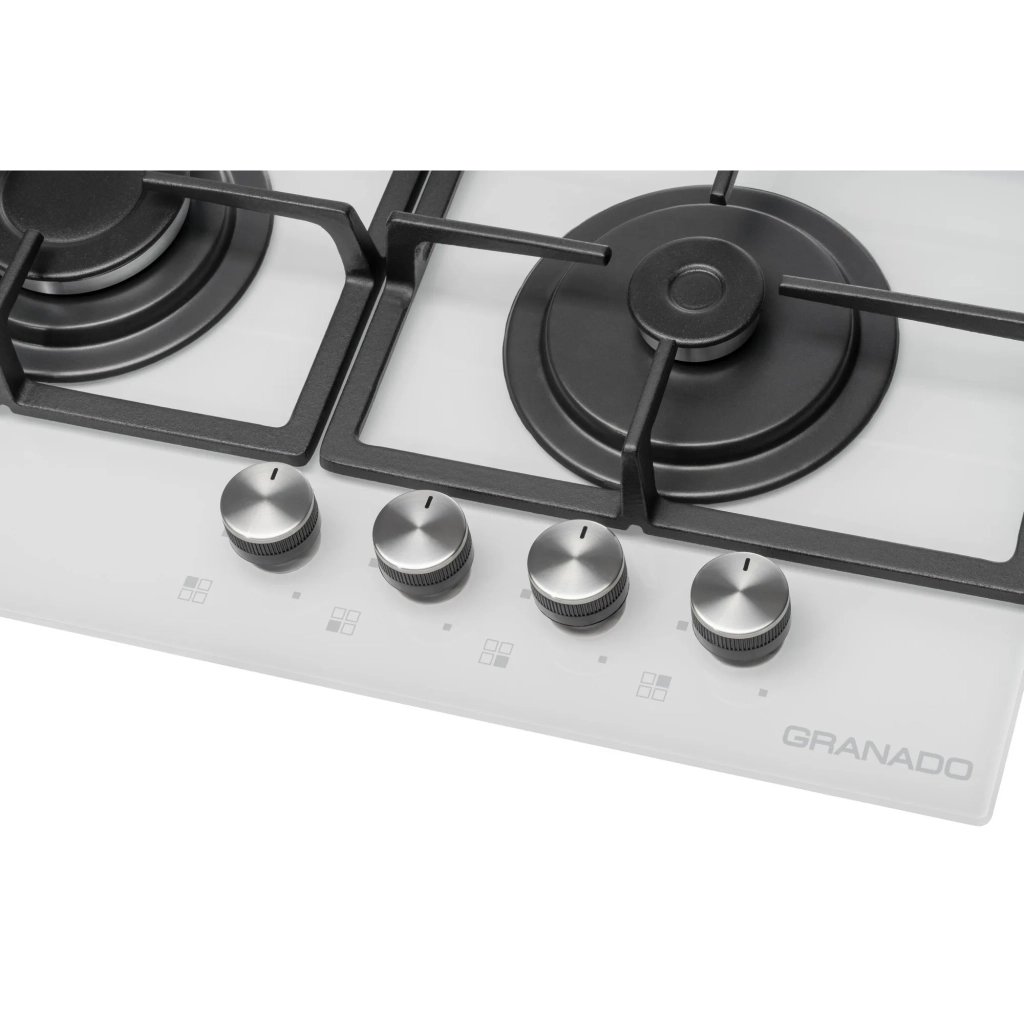 Варочна поверхня GRANADO GGH 62-104 white glass - зображення 10