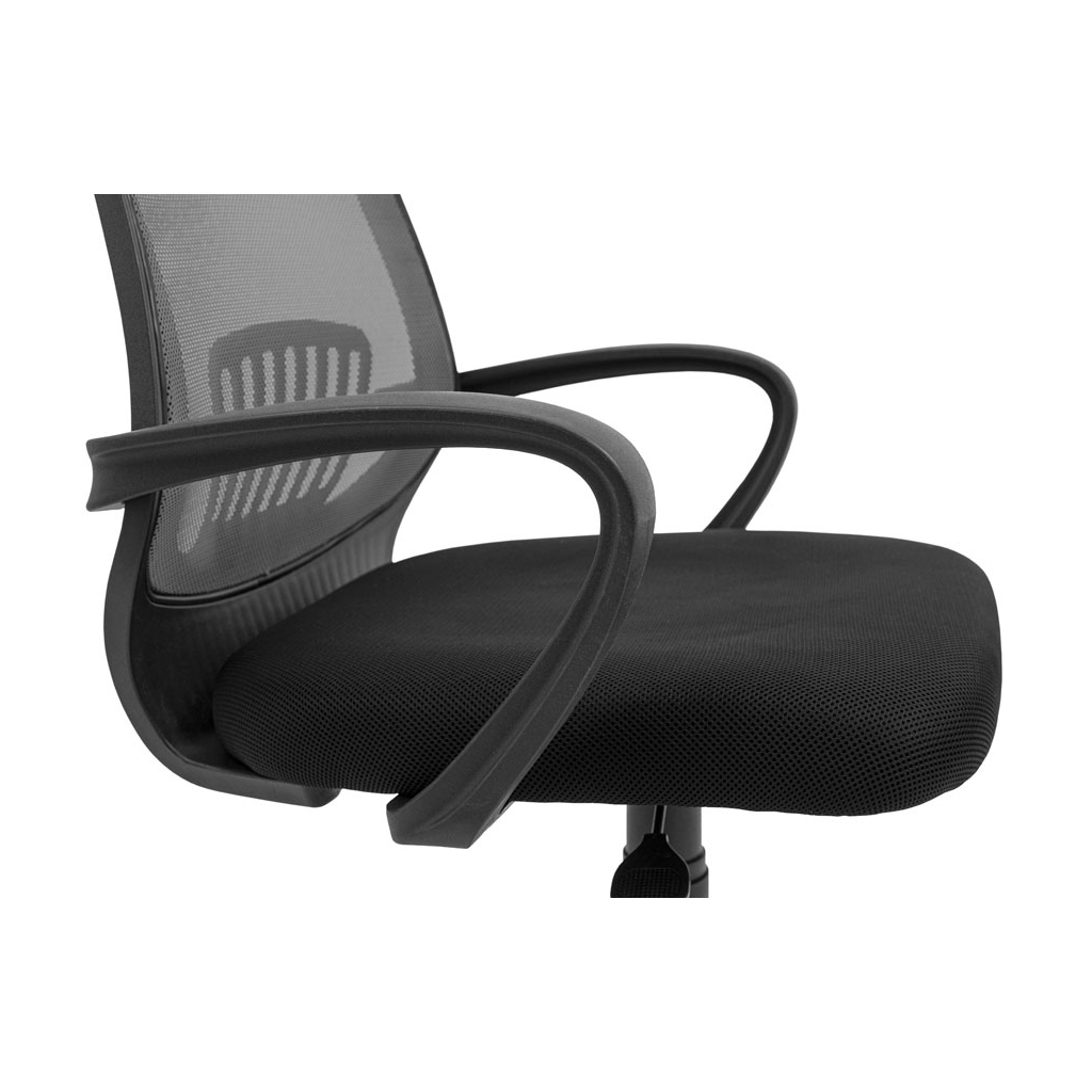 Офісне крісло Richman Стар Хром Піастра Сітка чорна + сіра (сидіння) (R00000044930) - зображення 5