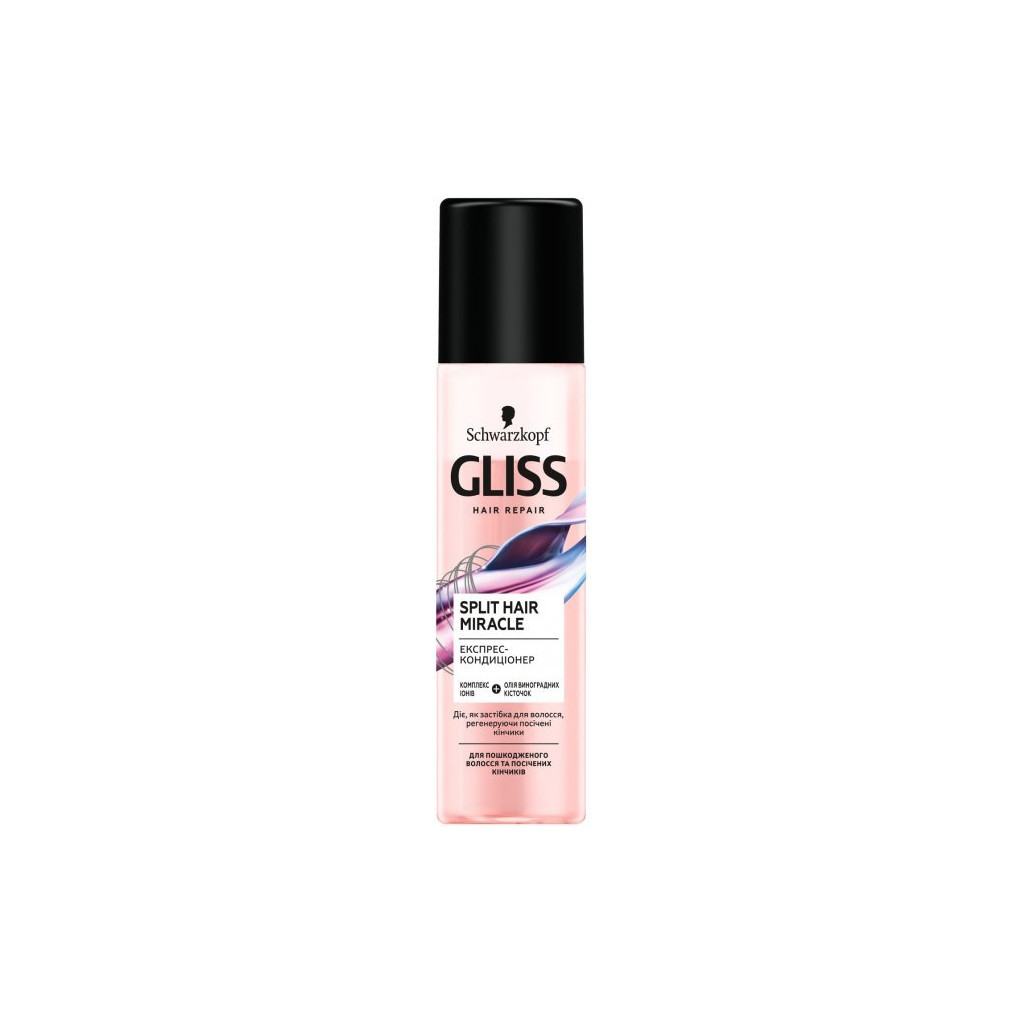 Кондиціонер для волосся Gliss експрес Split Hair Miracle 200 мл (4015100404661) - зображення 1