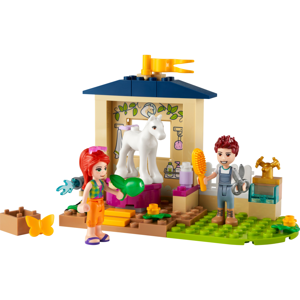 Конструктор LEGO Friends Конюшня для миття поні 60 деталей (41696) - зображення 9