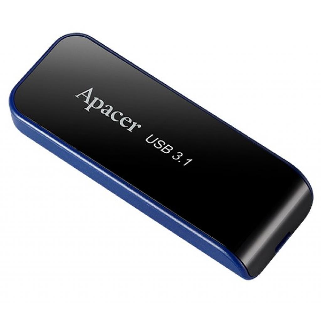 USB флеш накопичувач Apacer 64GB AH356 Black USB 3.0 (AP64GAH356B-1) - зображення 2