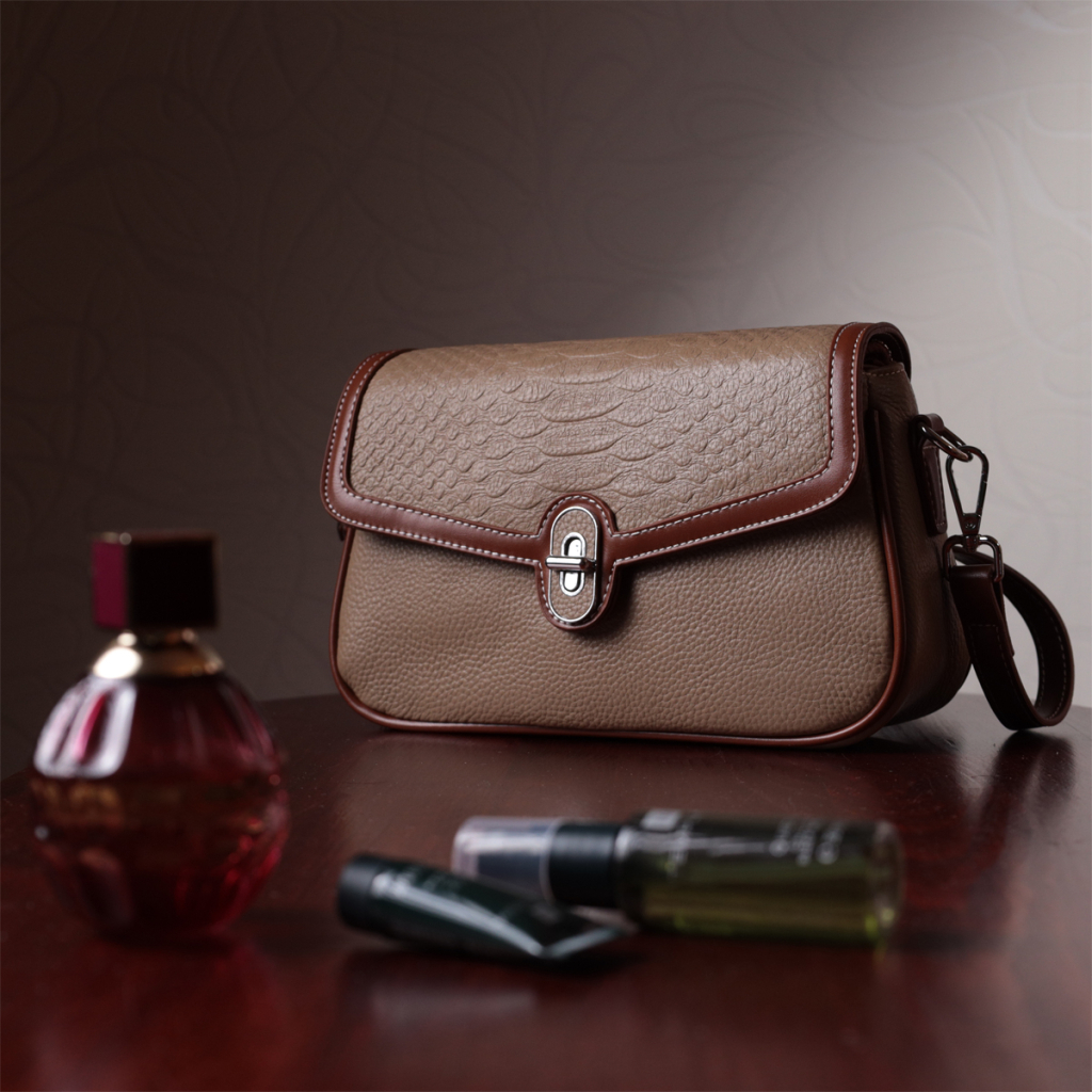 Сумка Vintage З натуральної шкіри Бежева (22620) - зображення 12