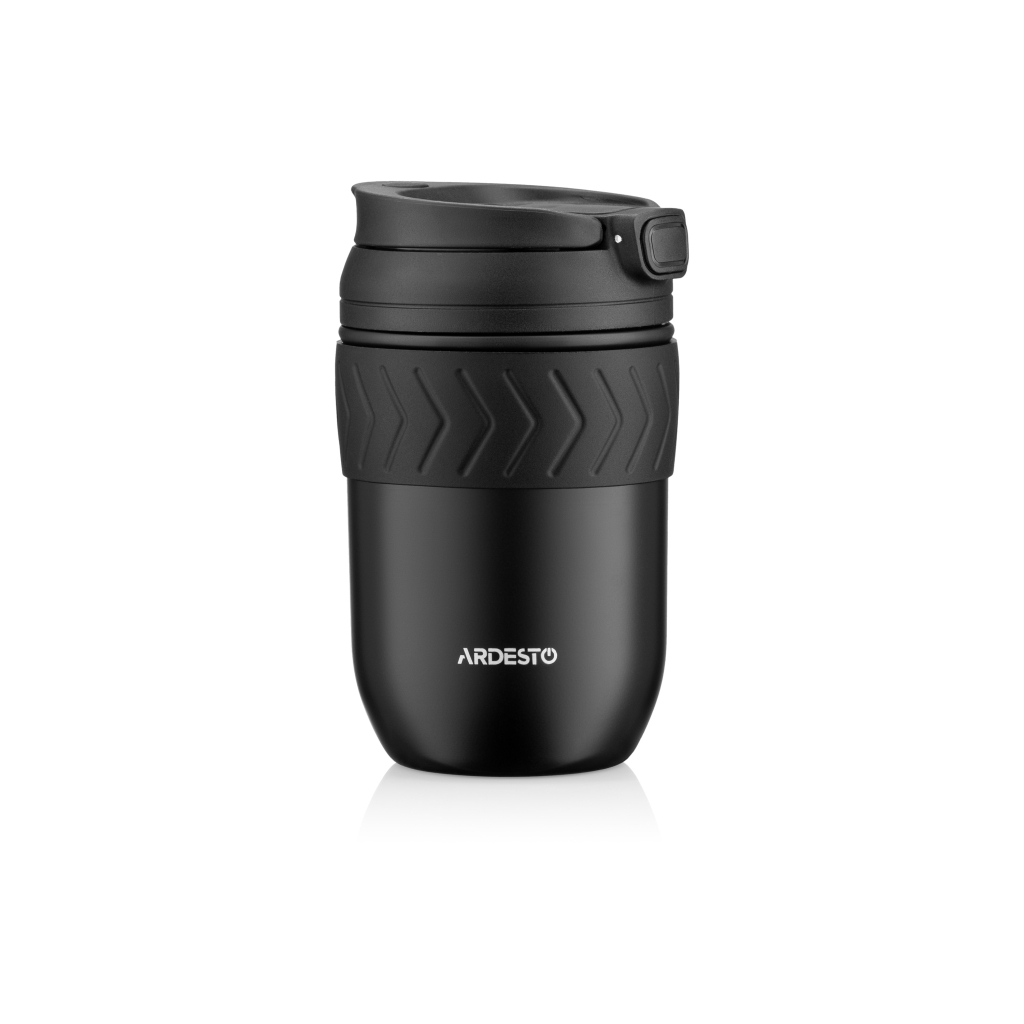 Термокружка Ardesto Cosy 400 мл Чорна (AR2640BT) - изображение 6