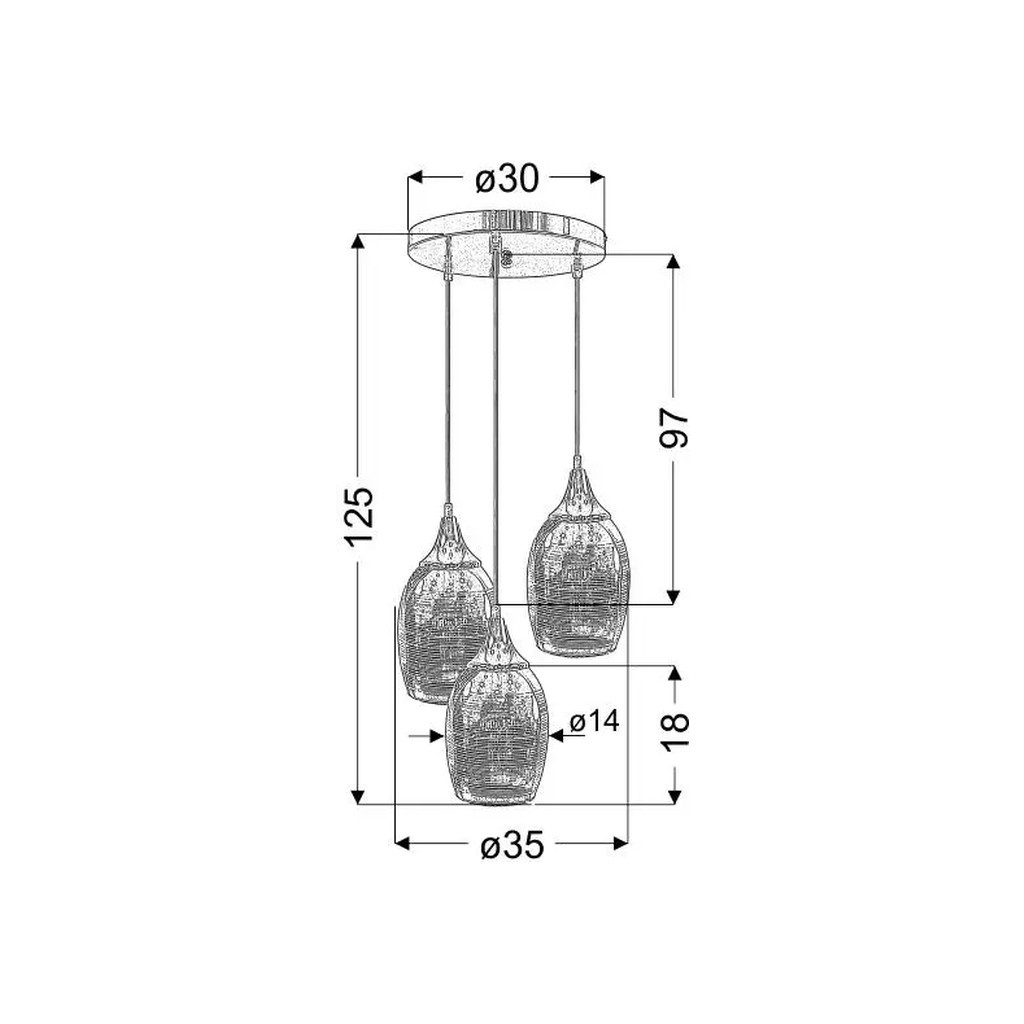 Люстра Candellux MARINA (33-60181) - изображение 7