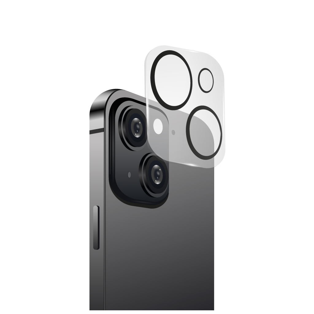 Скло захисне Intaleo Camera Lens Apple Iphone 15 Plus Black (1283126576850) - зображення 2