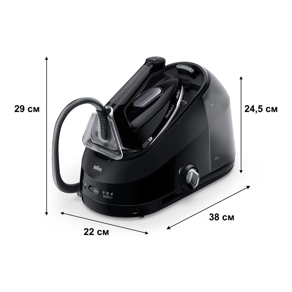 Парова станція Braun IS 5249 BK (IS5249BK) - зображення 3