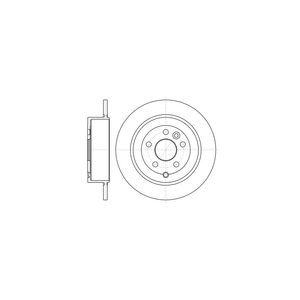 Гальмівний диск REMSA 61516.00 - зображення 1