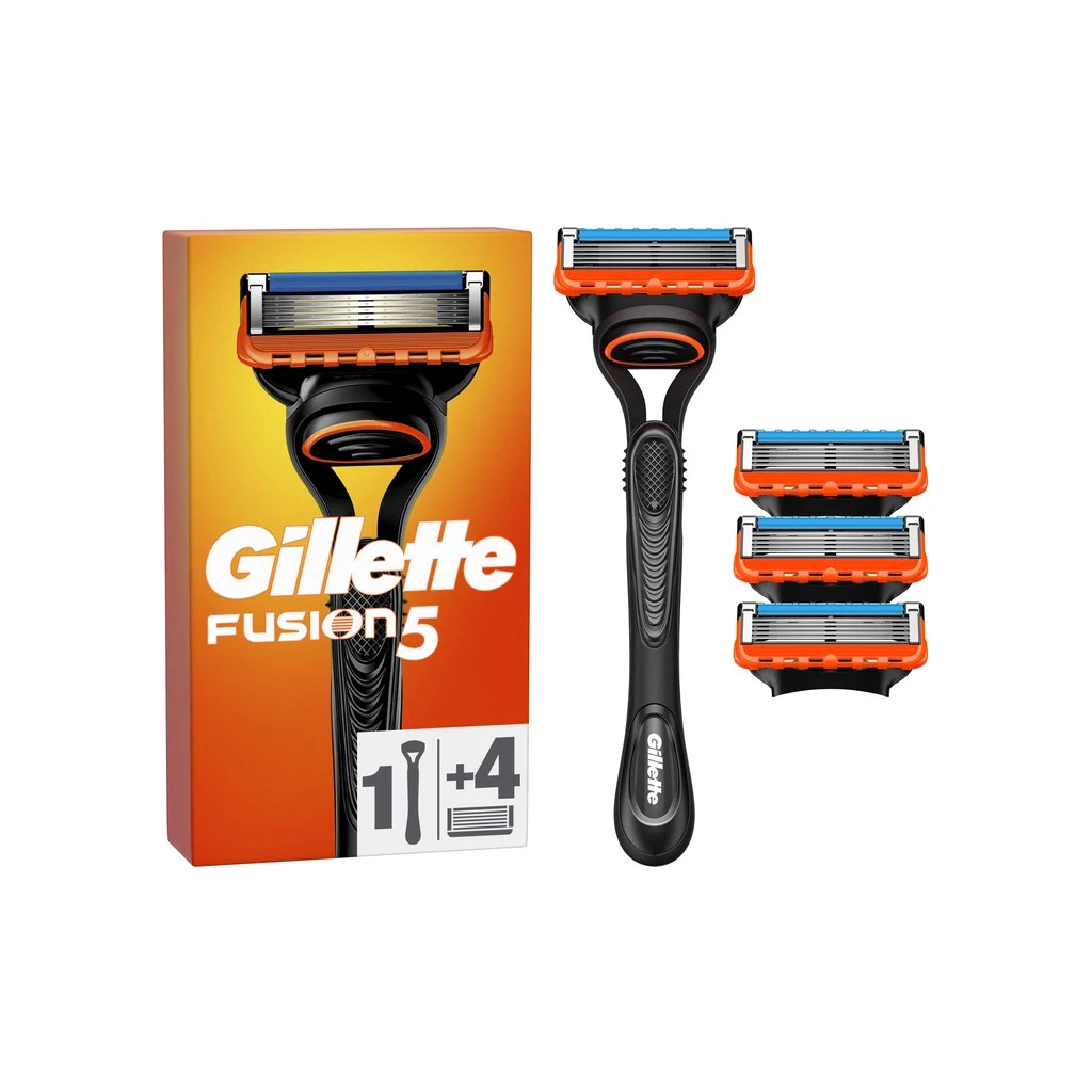 Бритва Gillette Fusion5 з 4 змінними картриджами (7702018556274/7702018610266) - зображення 1