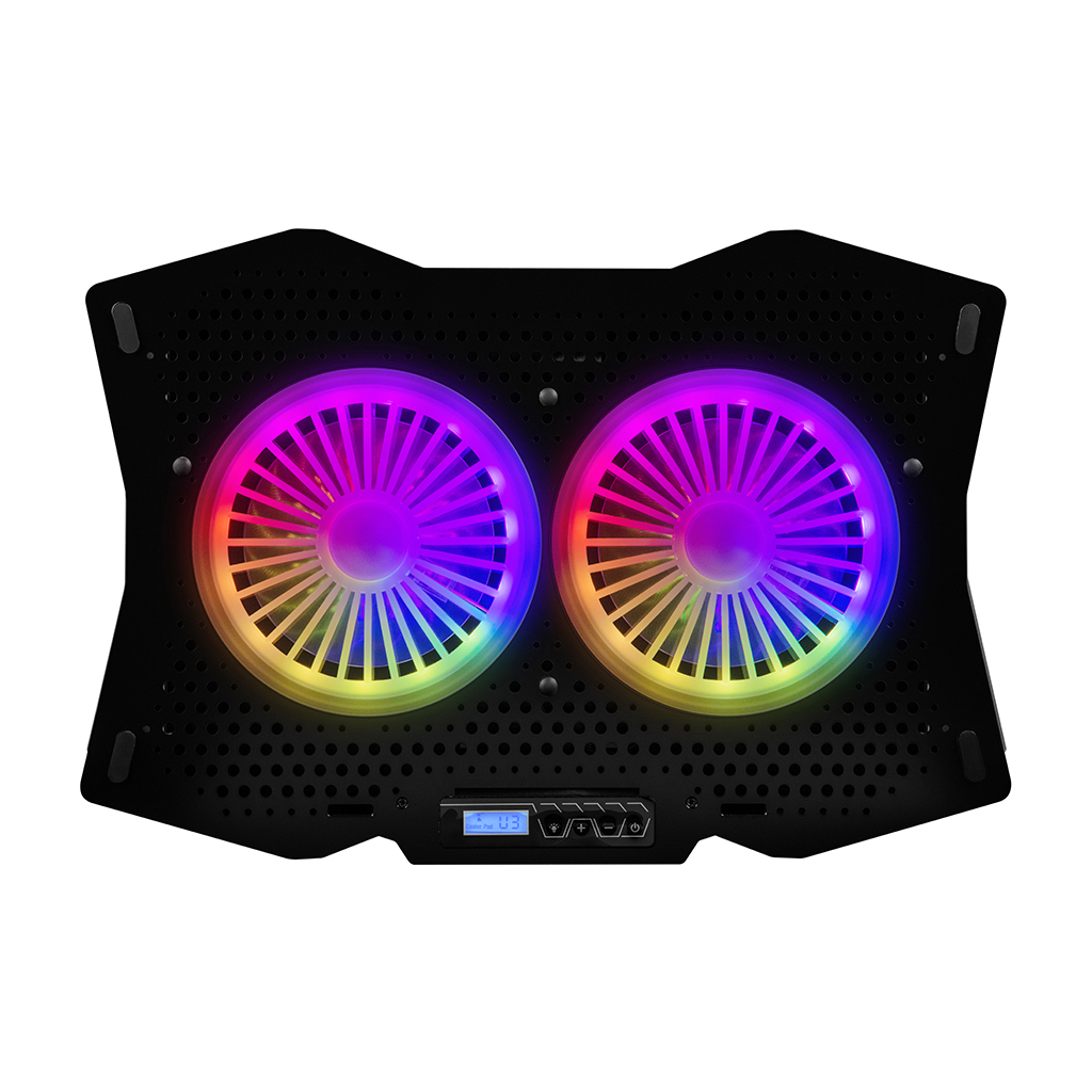 Підставка до ноутбука Modecom SILENT FAN MC-CF18 RGB (PL-MC-CF-18-RGB) - зображення 1