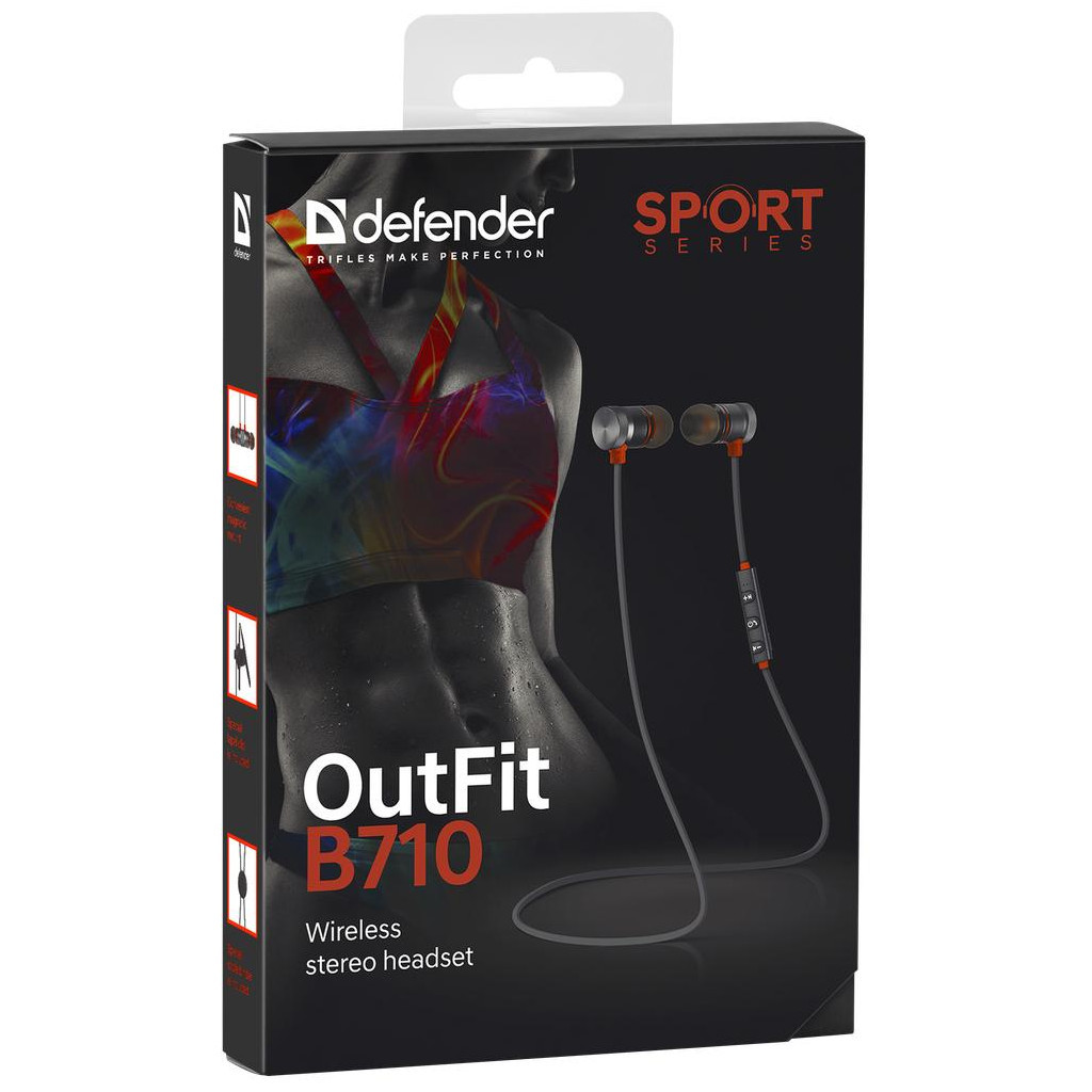Навушники Defender OutFit B710 Black-Orange (63712) - зображення 10