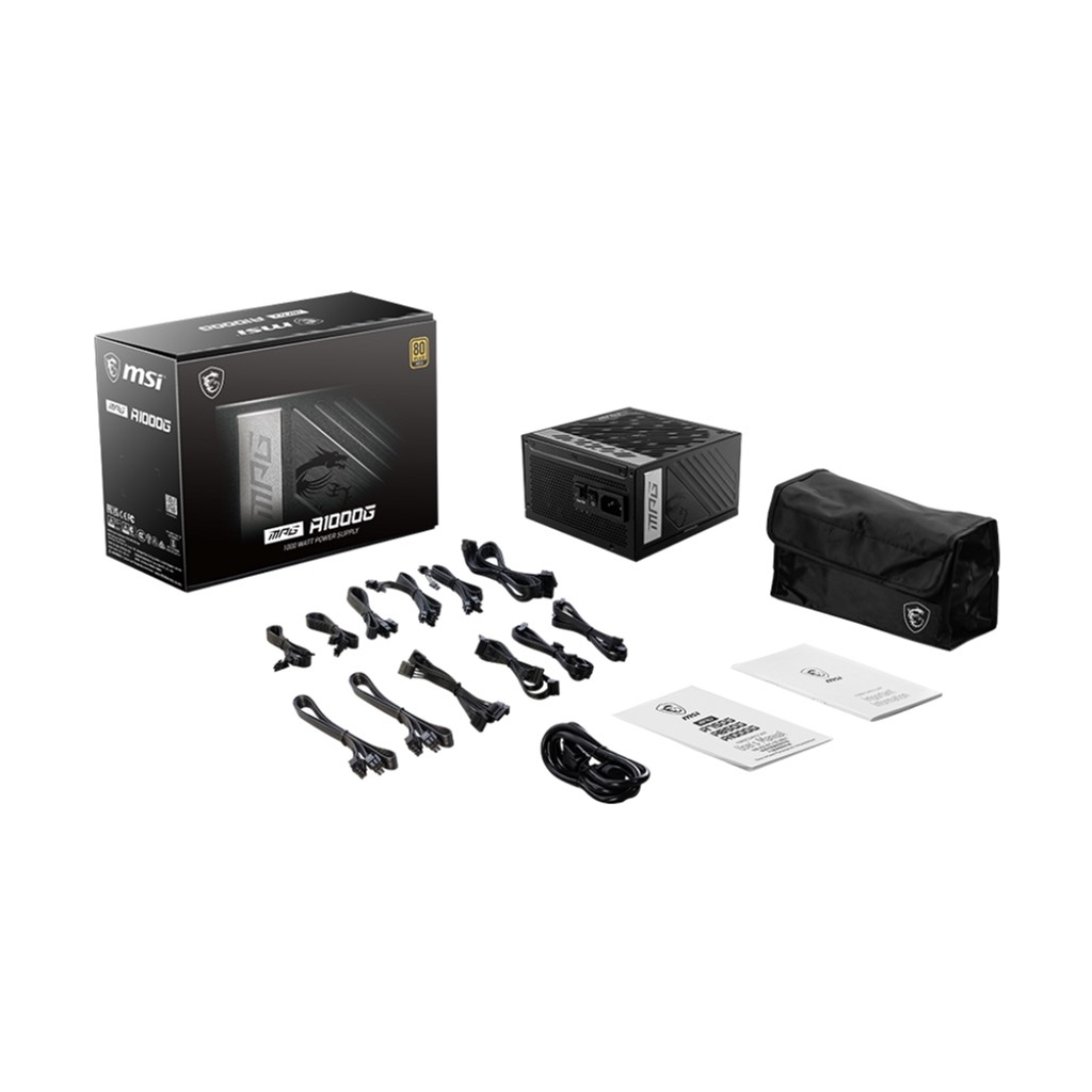 Блок живлення MSI 1000W (MPG A1000G) - зображення 6