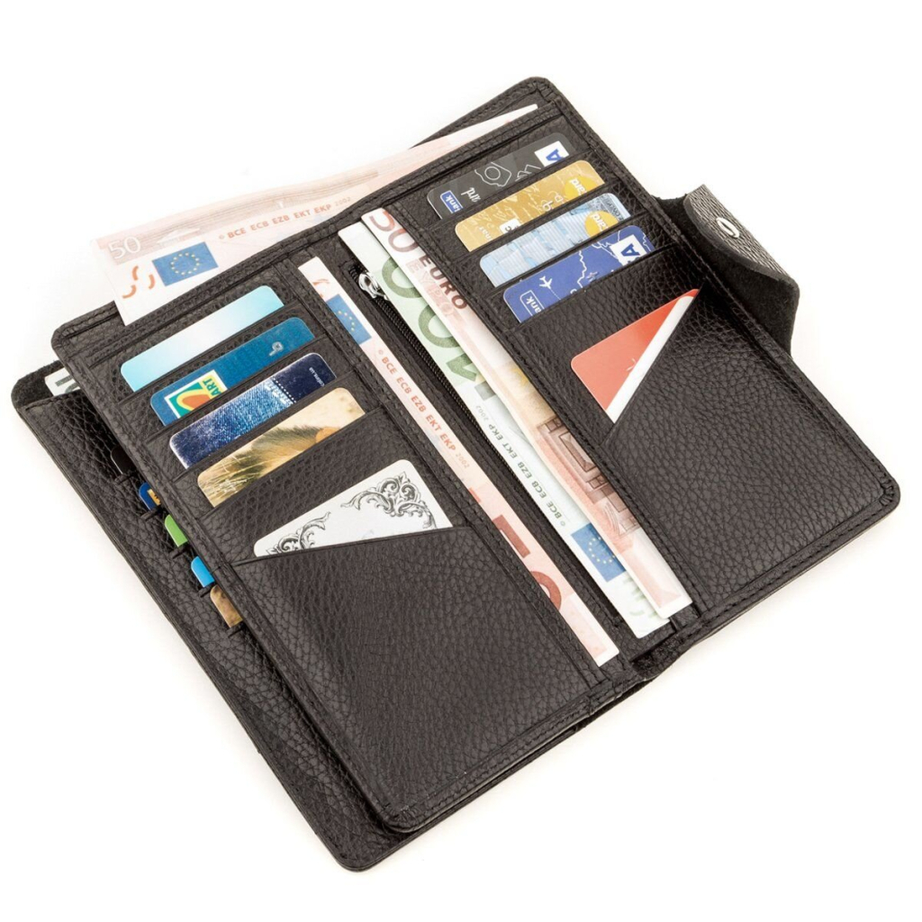 Гаманець Karya Шкіряний Чорний (17235) - зображення 3