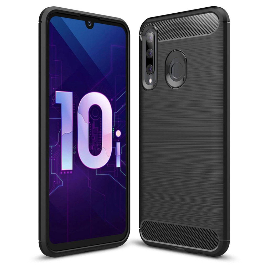 Чохол до мобільного телефона Laudtec для Huawei P Smart 2019 Carbon Fiber (Black) (LT-PST19) - зображення 1