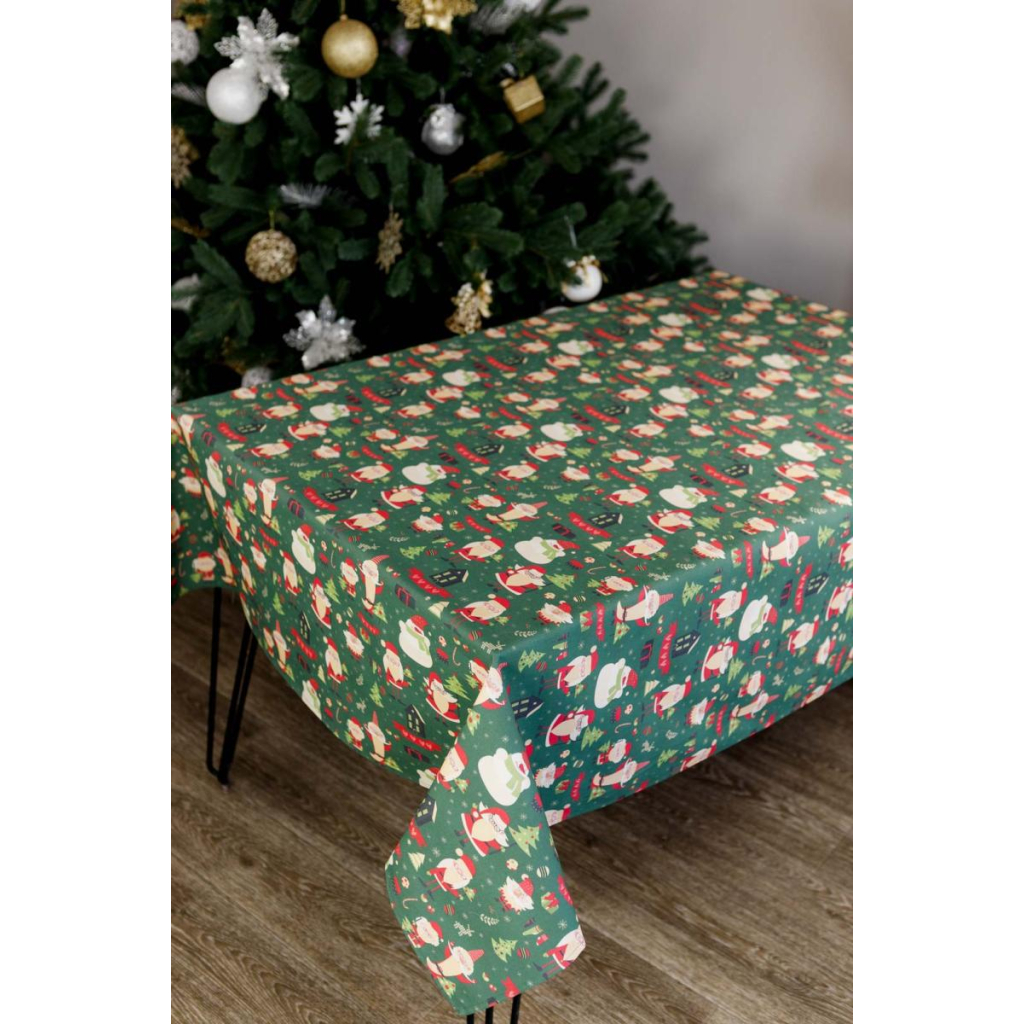 Скатертина Прованс Санта на зеленому 120х140 см (035783) - зображення 7