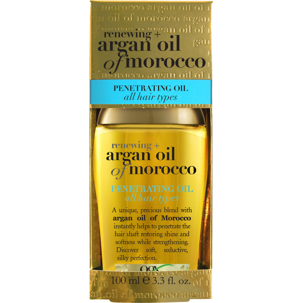 Олія для волосся OGX Argan oil of Morocco Відновлювальна 100 мл (0022796976147) - изображение 2