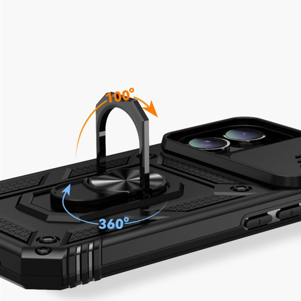 Чохол до мобільного телефона BeCover Military Apple iPhone 16 Plus Black (712154) - зображення 4