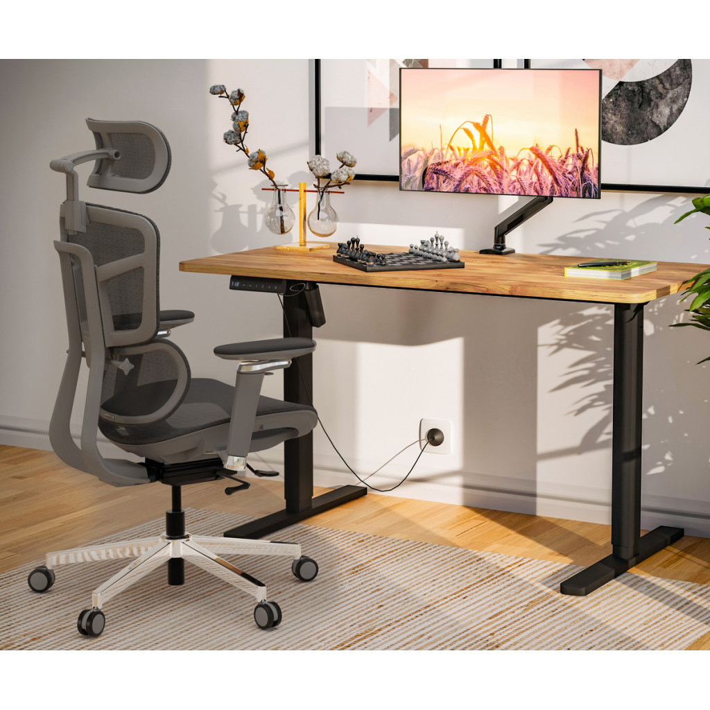 Офісне крісло Mealux S4 Air Grey (HF-S4 M/G) - зображення 12