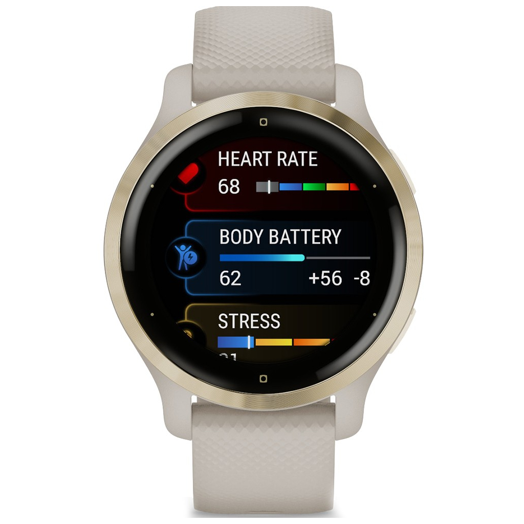 Смарт-годинник Garmin Venu 2S, Tundra + Champagne (010-02429-11) - зображення 9