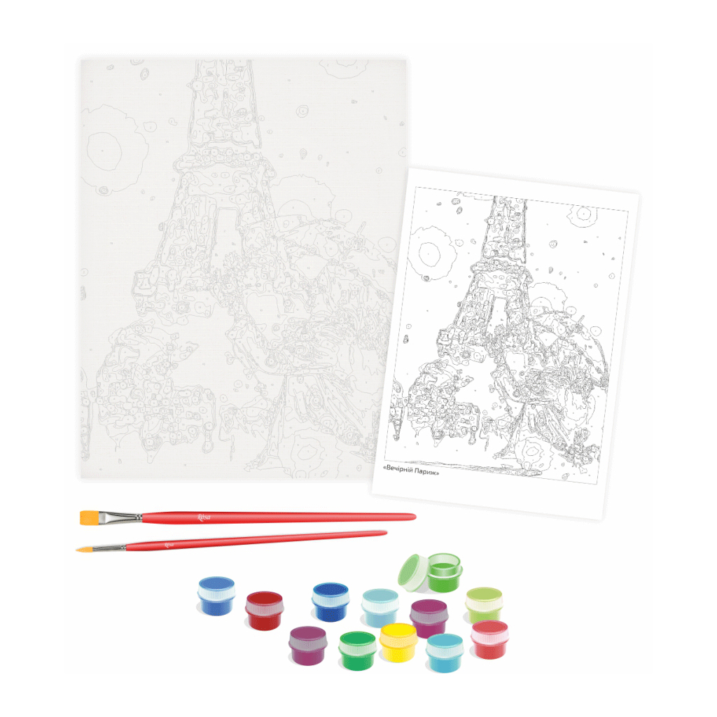 Картина по номерам Rosa Вечірній Париж 35 х 45 см (4823098529682) - изображение 2