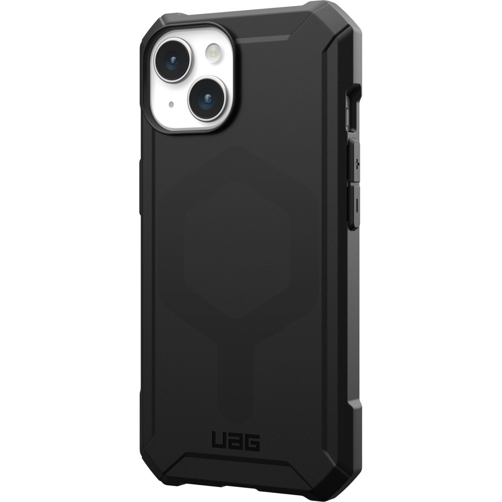Чохол до мобільного телефона UAG Apple iPhone 15 Essential Armor Magsafe Black (114288114040) - зображення 8