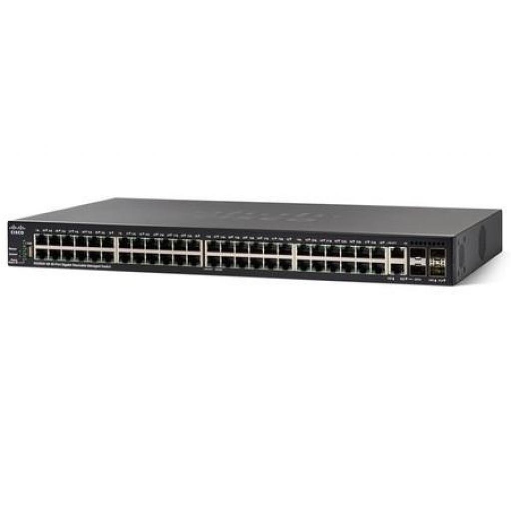 Комутатор мережевий Cisco SG350X-48-K9-EU - зображення 1