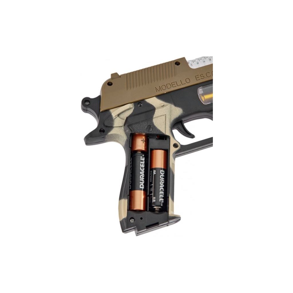 Іграшкова зброя ZIPP Toys Пістолет світлозвуковий Desert Eagle в наборі з гранатою, камуфляж (814Y) - зображення 4