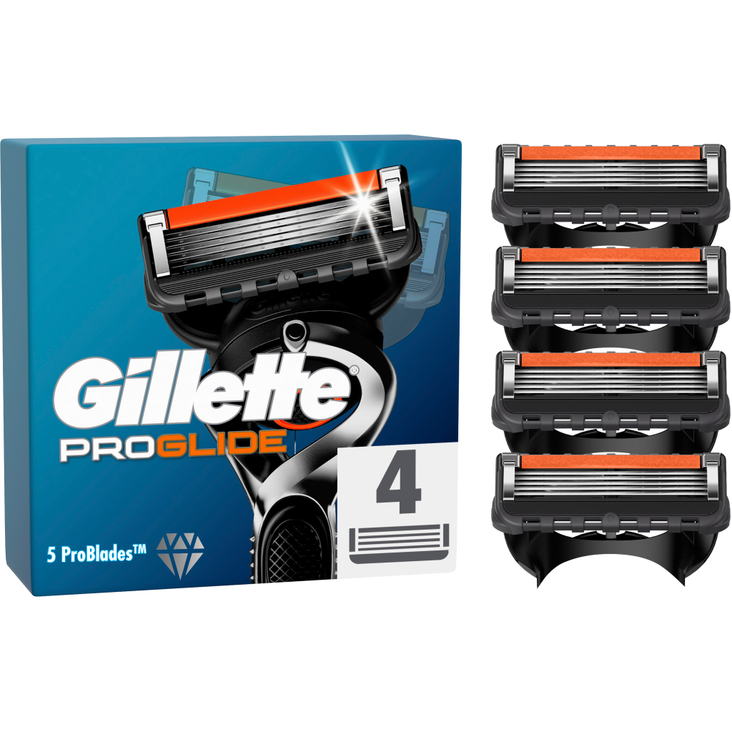 Змінні касети Gillette Fusion ProGlide 4 шт. (7702018085514) - изображение 1