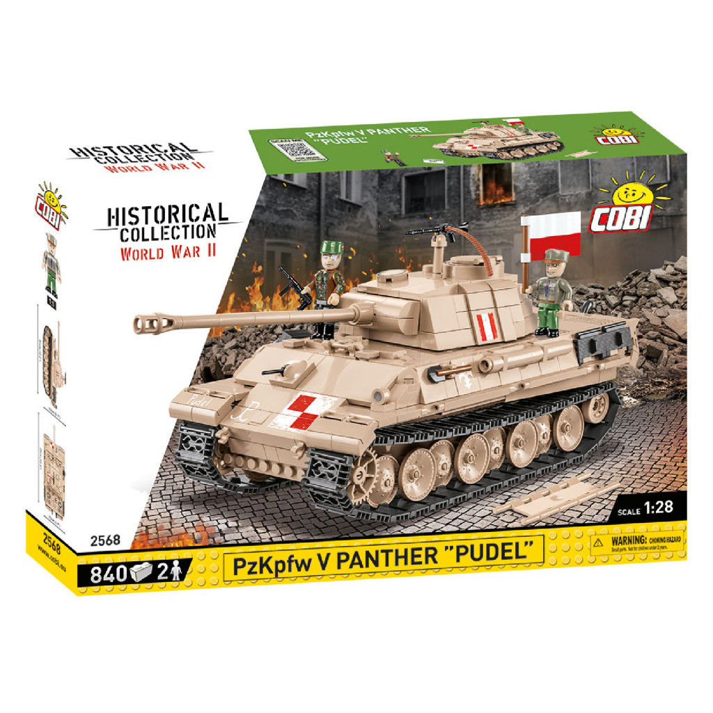 Конструктор Cobi Танк Пантера V - Пудель 1:28, 840 деталей (COBI-2568) - зображення 1