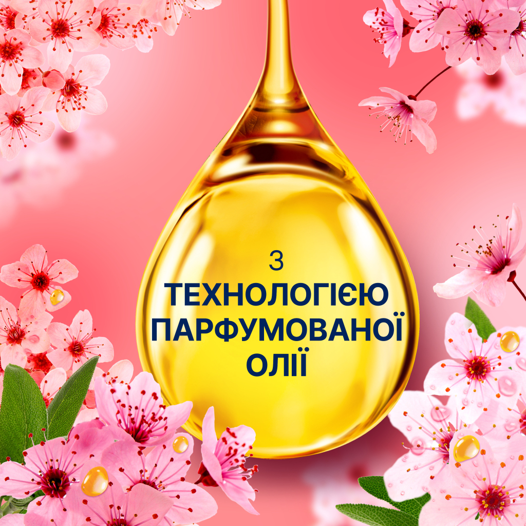 Кондиціонер для білизни Lenor Вишневий цвіт та Шавлія 1200 мл (8700216326612) - зображення 5