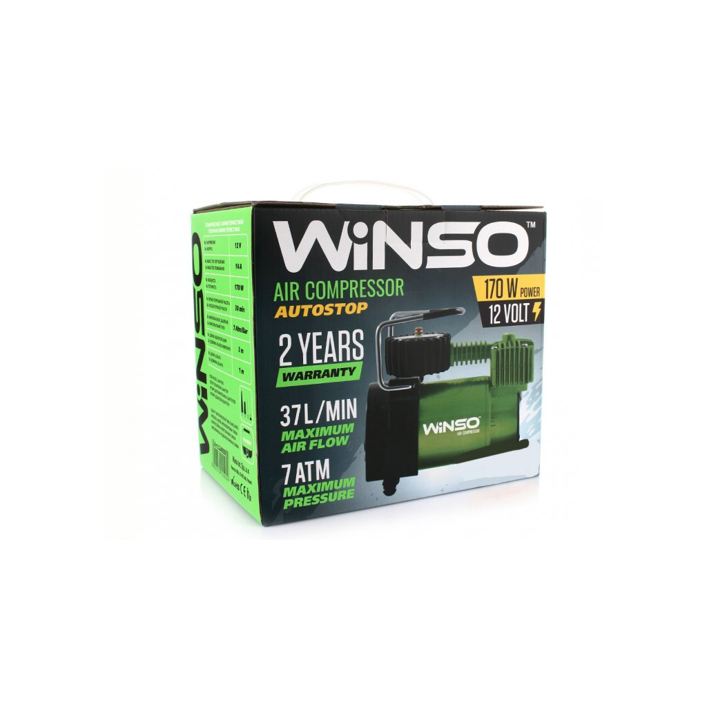 Автомобільний компресор WINSO з автостопом 37 л/хв (124000) - изображение 6