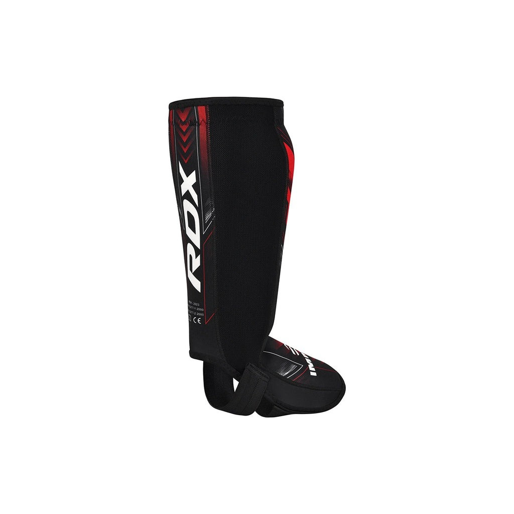 Захист гомілки і стопи RDX Neoprene Shin Instep IMMAF-1 Red XL (SGN-IMF-1R-XL) - зображення 5