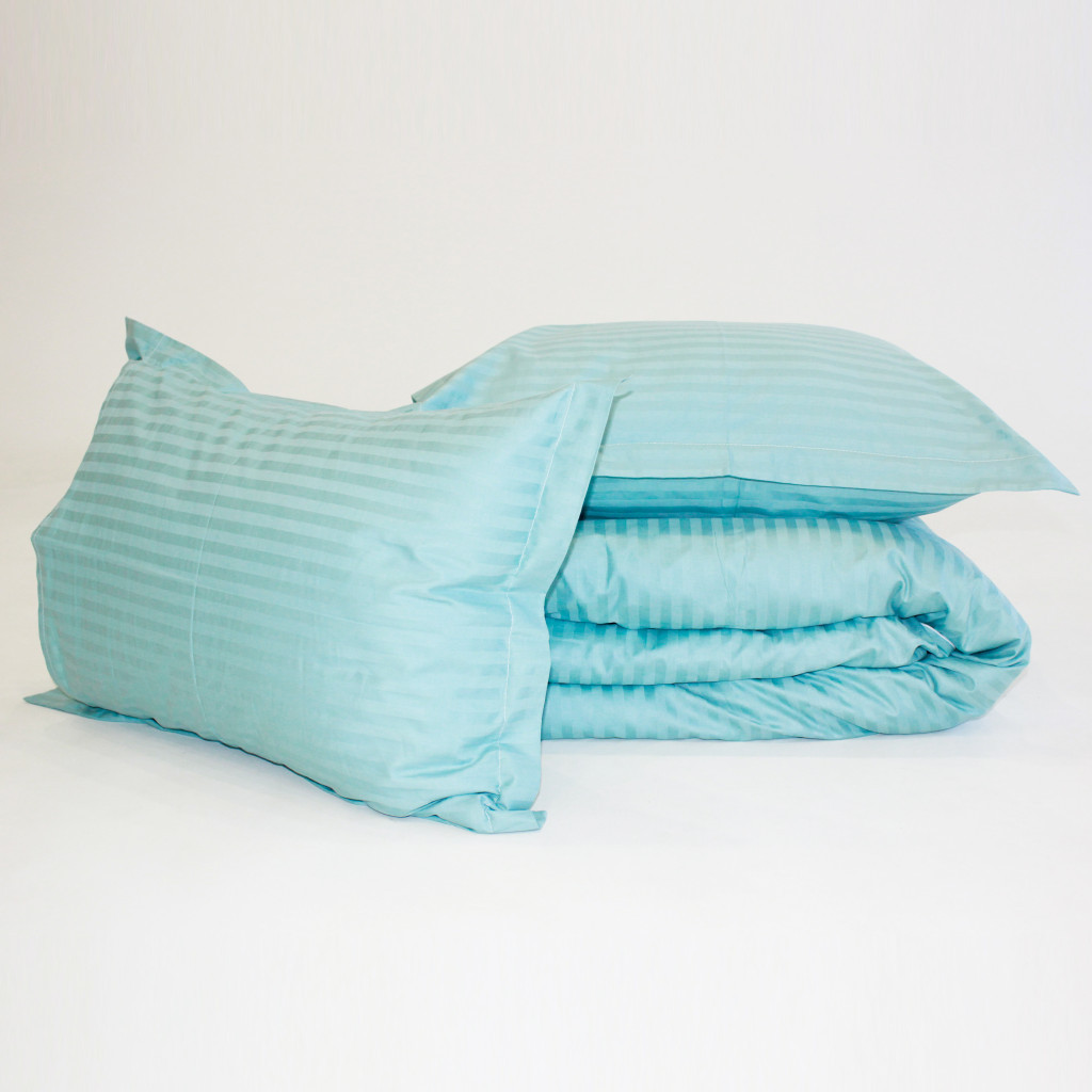 Постільна білизна MirSon Satin 30-0015GreenWave 160х220 Сімейний (2200005253281) - зображення 9