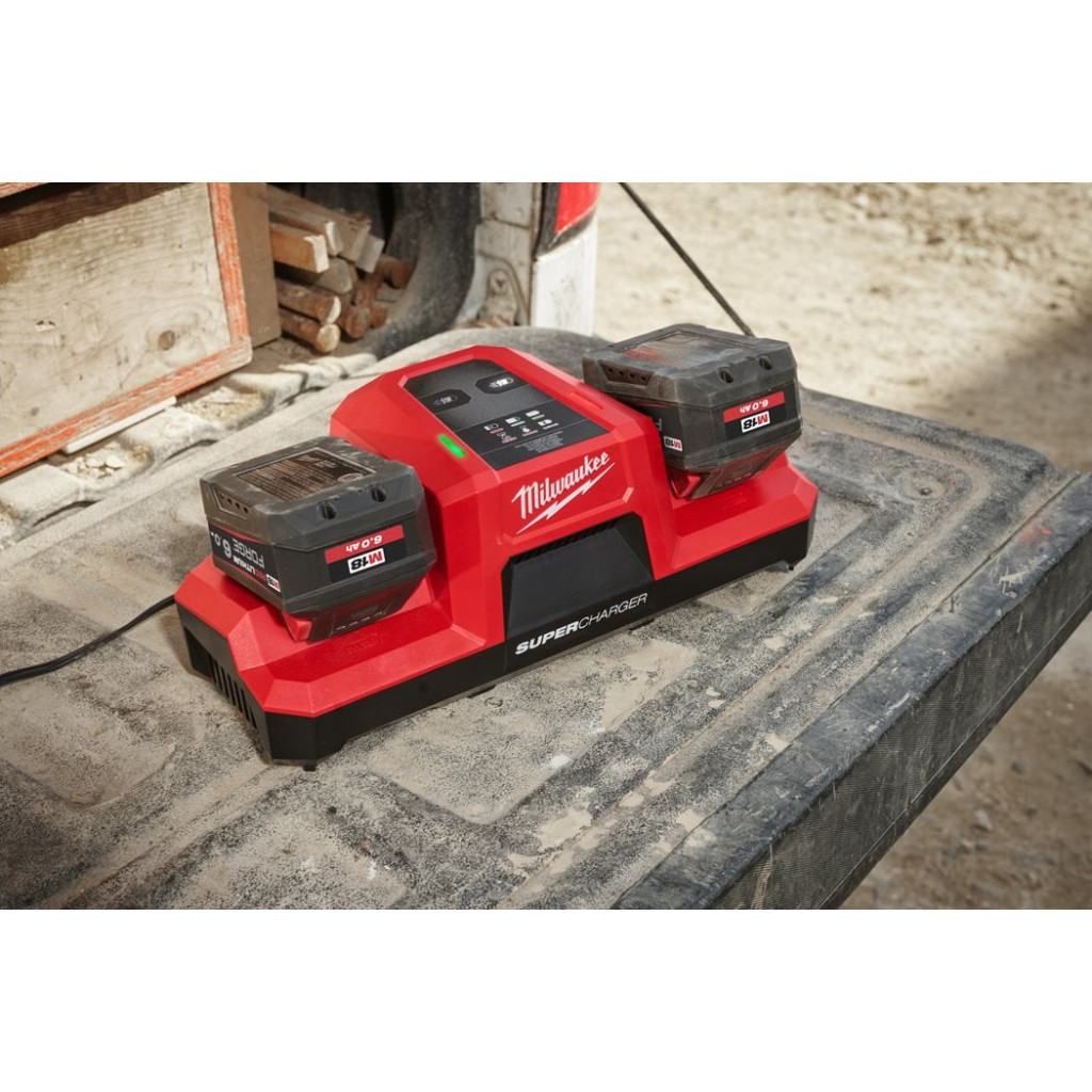 Зарядний пристрій для акумуляторів інструменту Milwaukee M18 DBSC Dual SUPER CHARGER (4932492531) - изображение 9