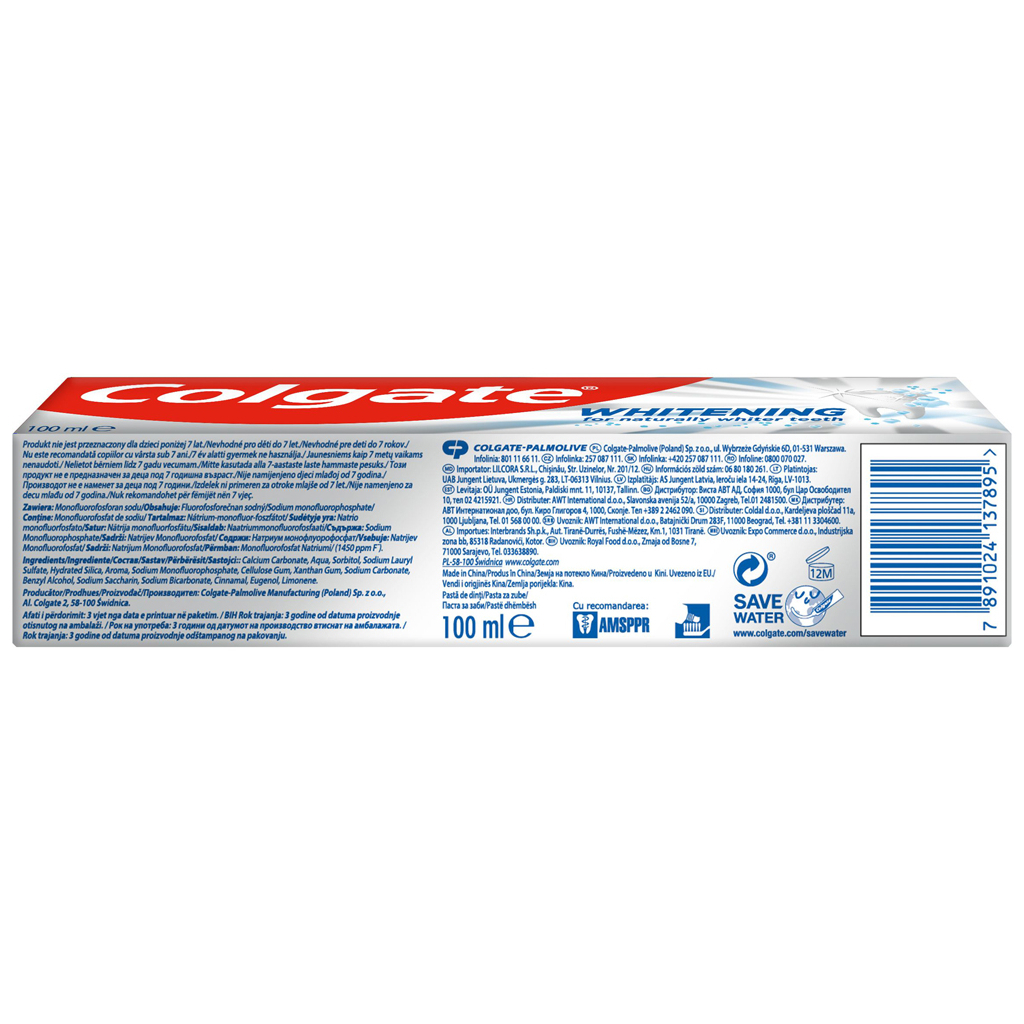 Зубна паста Colgate Відбілювальна 100 мл (7891024137895) - зображення 2