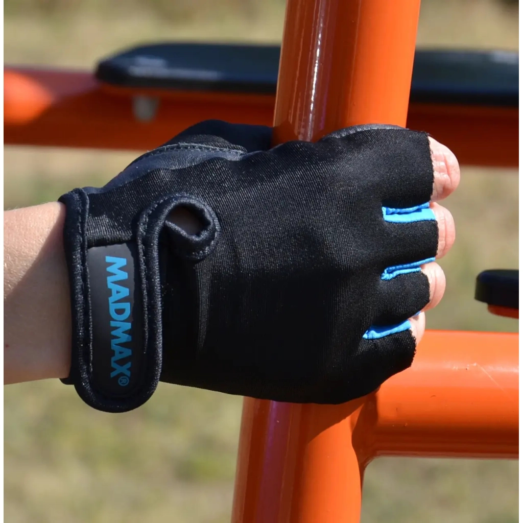 Рукавички для фітнесу MadMax MFG-251 Rainbow Turquoise S (MFG-251-TRQ_S) - зображення 8