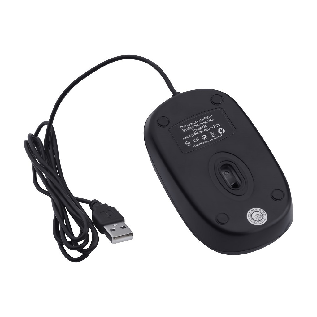 Мишка Gemix GM145 USB Black (GM145Bk) - зображення 5