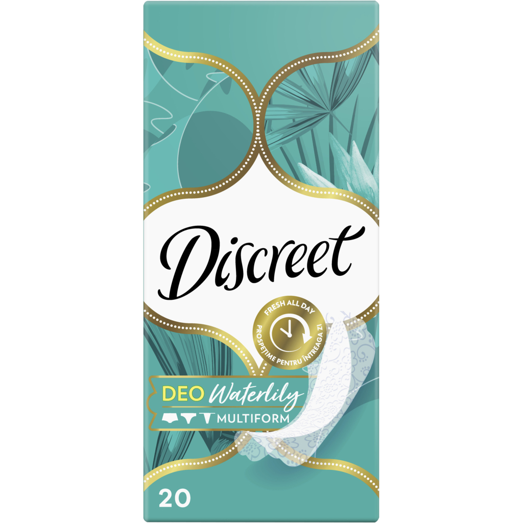 Щоденні прокладки Discreet Deo Water Lily 20 шт. (4015400107835/8700216152846) - изображение 2