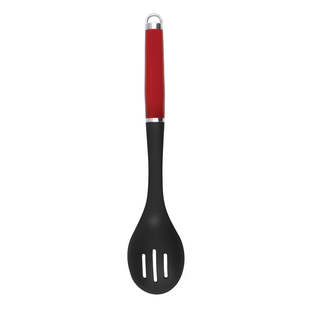 Ложка кухарська KitchenAid Coreline для сервіровки з прорізами, 35,3 см, червона (KAG004OHERE) - зображення 2
