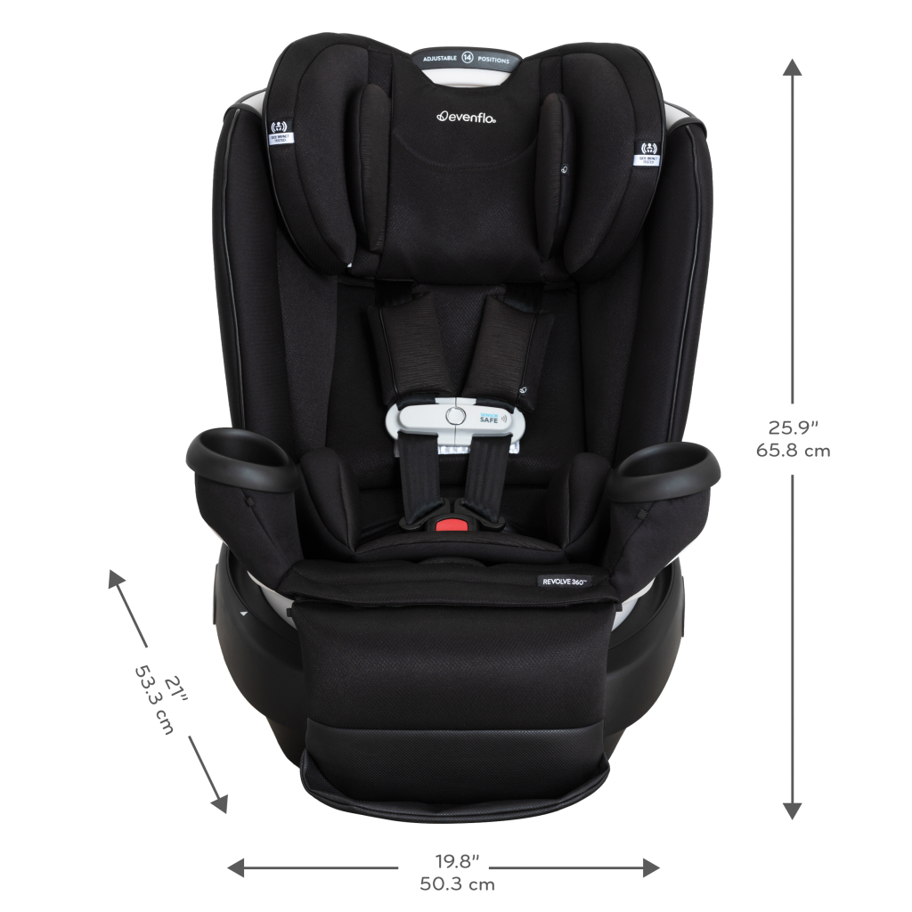 Автокрісло Evenflo Gold SensorSafe Revolve 360 LX - Onyx Black (032884203468) - зображення 9