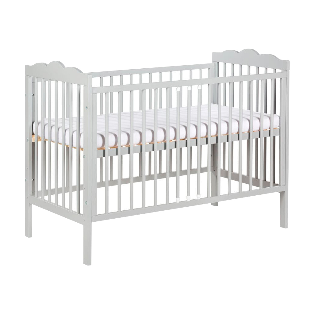Ліжечко Klups Oliver 120 х 60 см Сіре (OLIVER1) - зображення 1