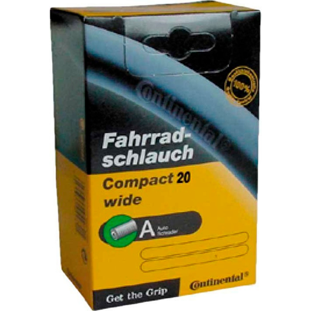 Велосипедна камера Continental Compact 20"x1.9-2.5 wide 50-406 / 62-451 RE AV34mm (181271) - изображение 2