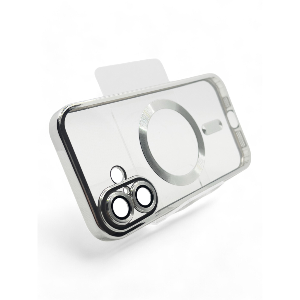Чохол до мобільного телефона BeCover TPU Chrome Case (MagSafe) для Apple iPhone 16 Plus Silver (712078) - зображення 3