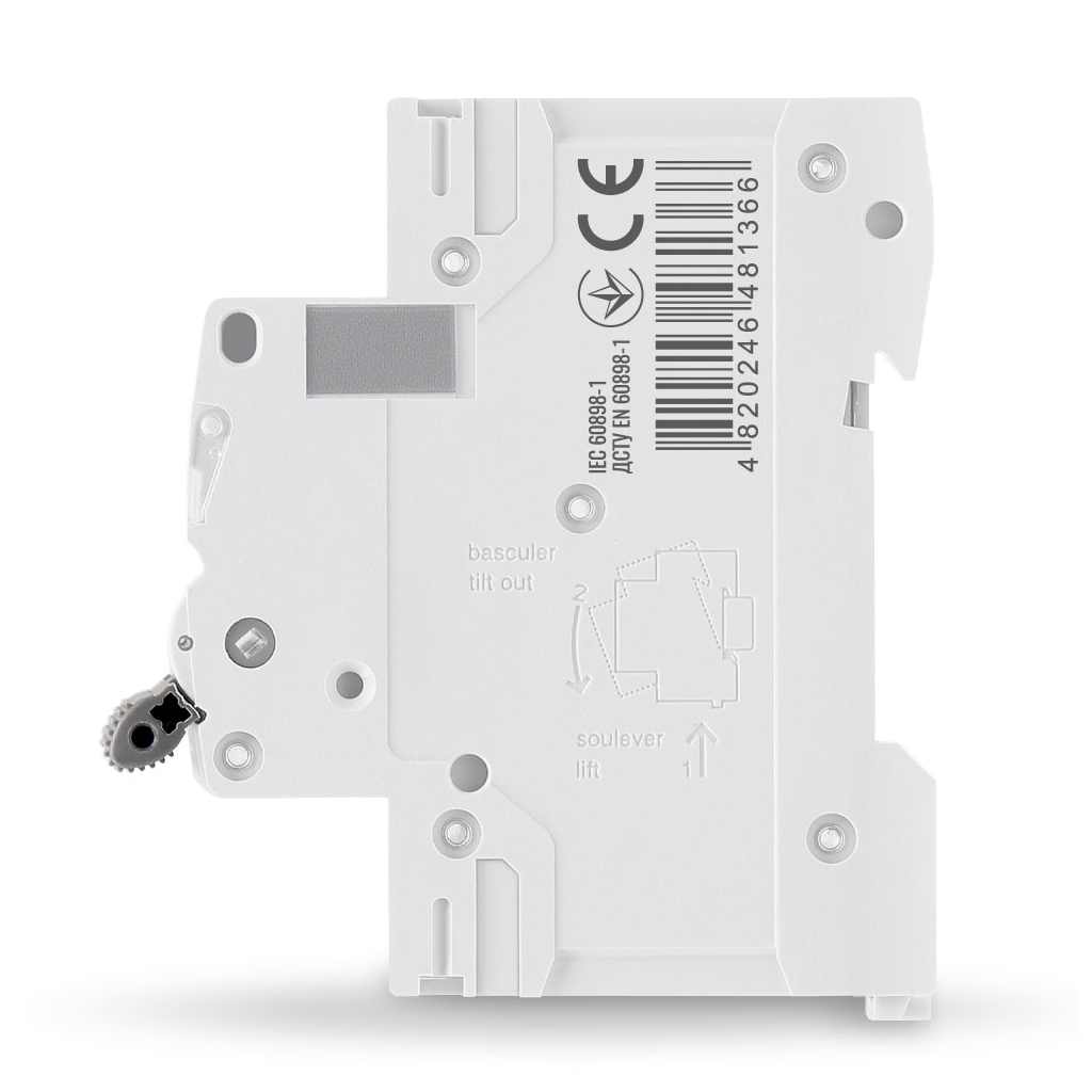 Автоматичний вимикач Videx RS6 RESIST 1п 6А 6кА С (VF-RS6-AV1C06) - изображение 3