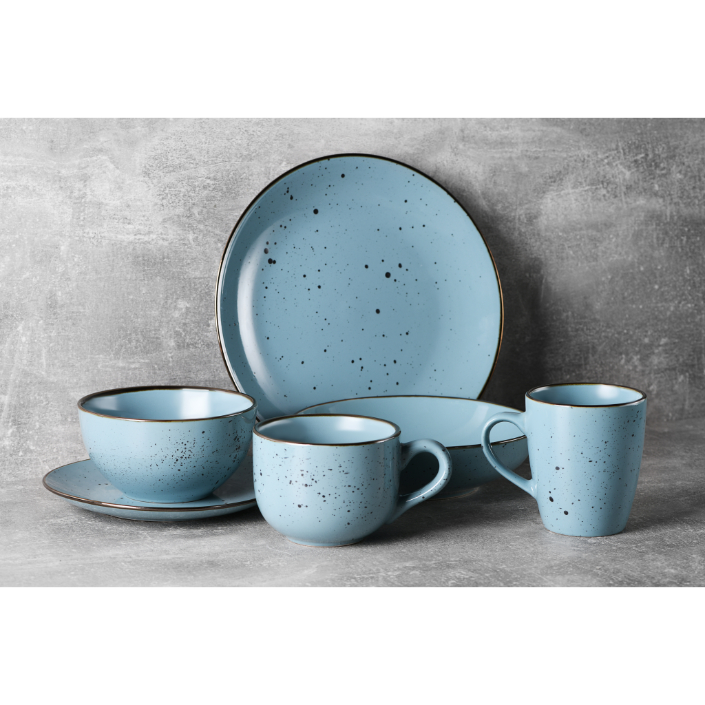 Тарілка Ardesto Bagheria Dessert 19 см Misty Blue (AR2919BGC) - зображення 2