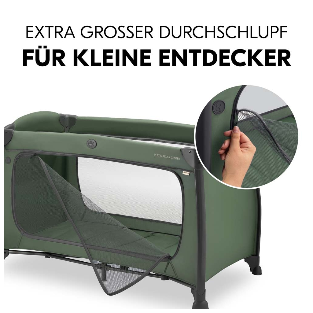 Дитячий манеж Hauck Play N Relax Dark Green (60015-3) - зображення 2