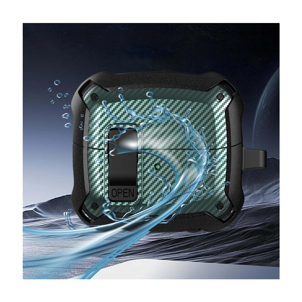 Чохол для навушників BeCover Protective TPU для Samsung Galaxy Buds 3 Dark Green (711999) - зображення 3